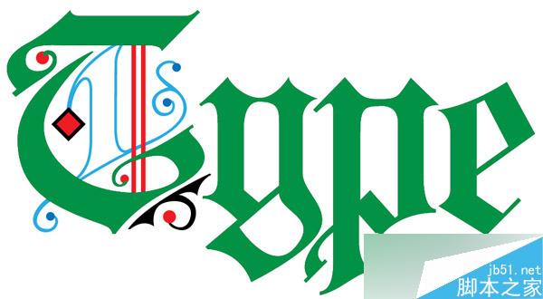 AI+Cinema 4D打造高贵的立体字 脚本之家 AI教程