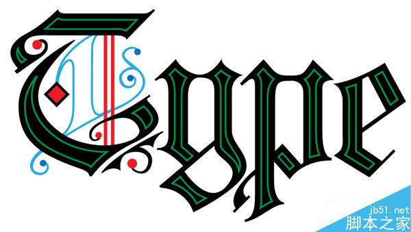 AI+Cinema 4D打造高贵的立体字 脚本之家 AI教程