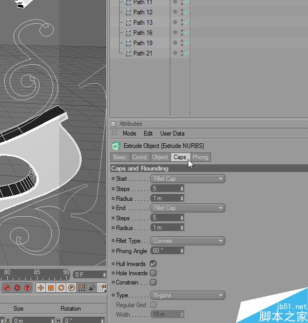 AI+Cinema 4D打造高贵的立体字 脚本之家 AI教程