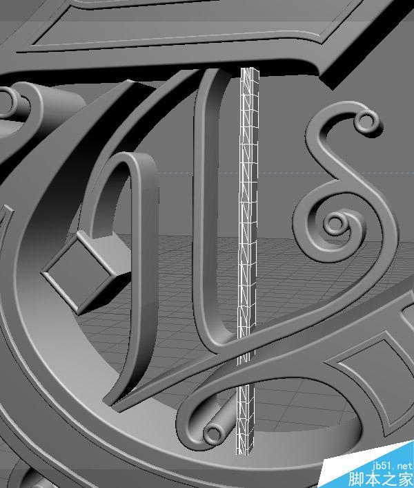 AI+Cinema 4D打造高贵的立体字 脚本之家 AI教程