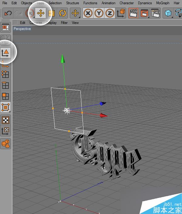 AI+Cinema 4D打造高贵的立体字 脚本之家 AI教程