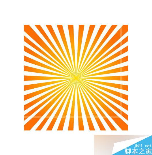 AI绘制放射线背景 脚本之家 AI实例教程