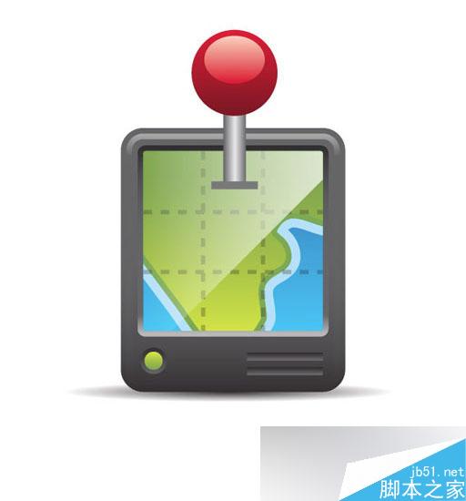AI绘制GPS图标 脚本之家 AI教程