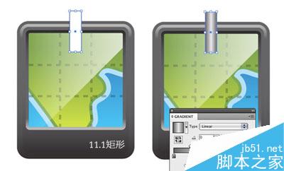 AI绘制GPS图标 脚本之家 AI教程