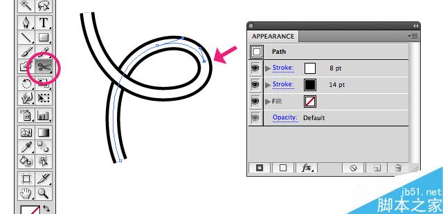 AI控制路径剪切后的间距 脚本之家 ai教程
