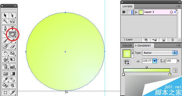 AI制作不规则渐变漂亮背景 脚本之家 AI教程