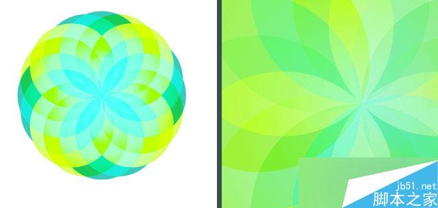 AI制作不规则渐变漂亮背景 脚本之家 AI教程