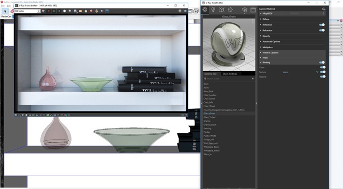 SketchUp视口中更好的材质表现效果