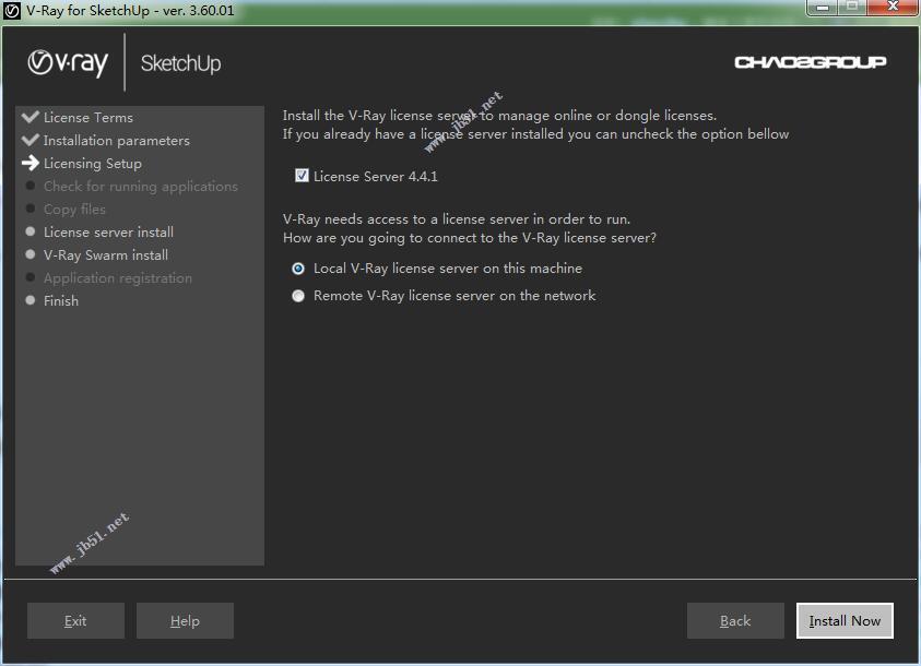 V-Ray3.6 skethcup 2018