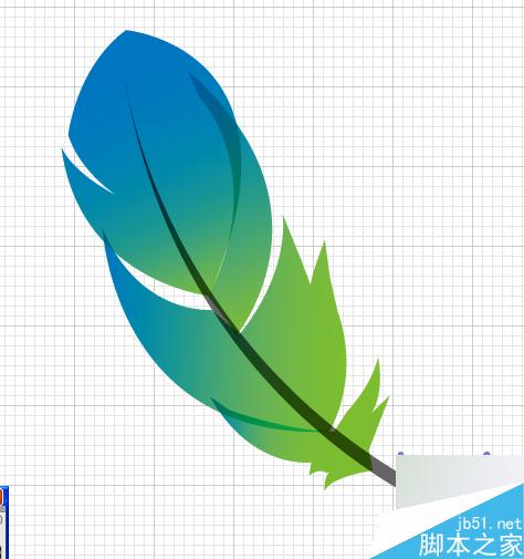 AI教程：AI渐变网格绘制PS CS2漂亮羽毛 脚本之家 fevte.com