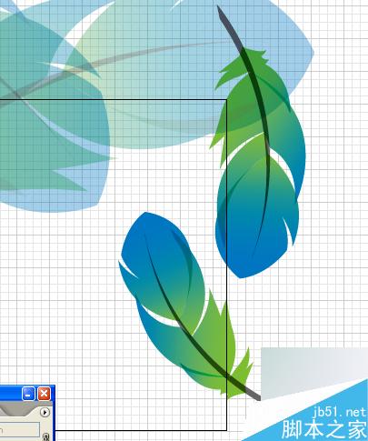 AI教程：AI渐变网格绘制PS CS2漂亮羽毛 脚本之家 fevte.com