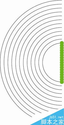 AI制作漂亮圆点背景 脚本之家 AI教程