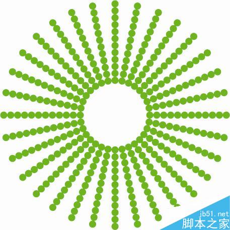 AI制作漂亮圆点背景 脚本之家 AI教程