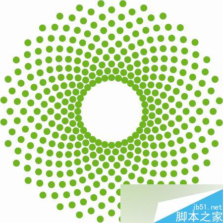 AI制作漂亮圆点背景 脚本之家 AI教程