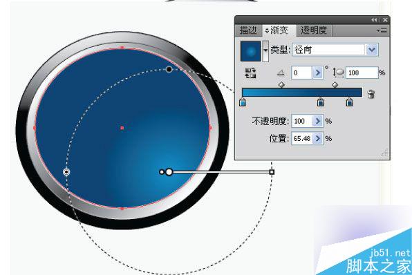 AI制作水晶质感效果图标教程 脚本之家 AI教程 fevte.com