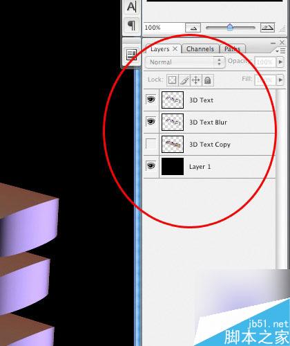 AI+PS制作超酷立体字 脚本之家 AI教程4