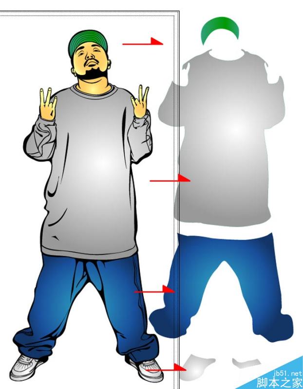 AI教程：用AI把照片变矢量漫画 脚本之家 AI教程