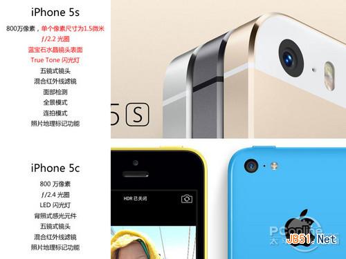 苹果5s和5c的区别