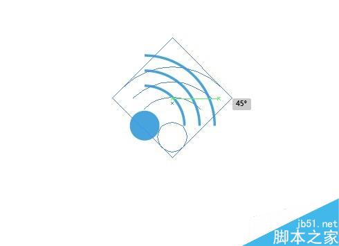 如何使用AI做一枚wi-fi图标