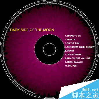 Illustrator设计CD封面 脚本之家 illustrator教程