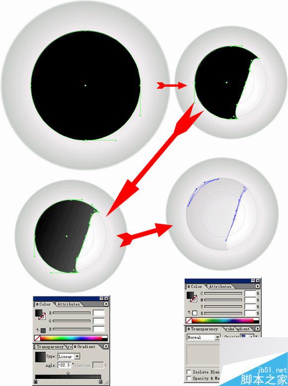 Illustrator绘制逼真的鸡蛋 脚本之家 AI教程