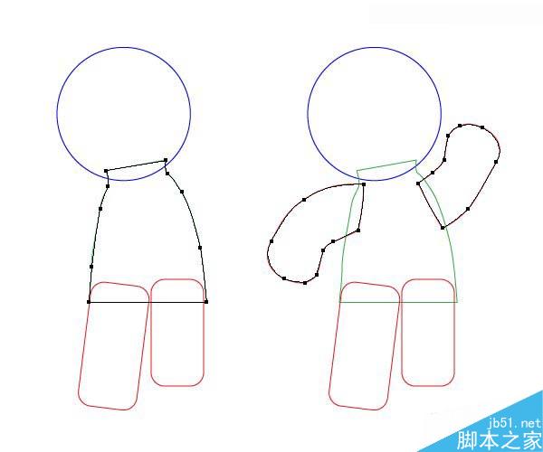 Illustrator绘制立体风格的饼干小人教程,PS教程,思缘教程网