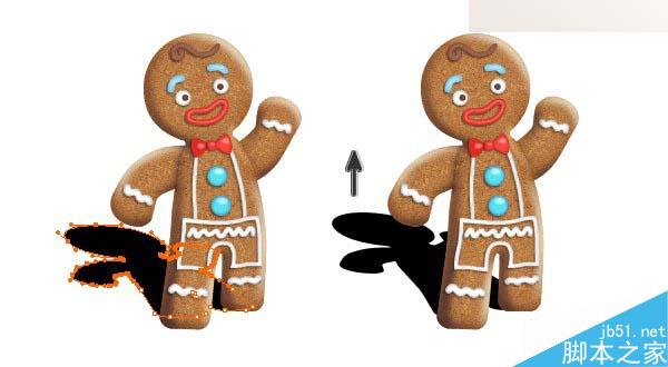 Illustrator绘制立体风格的饼干小人教程,PS教程,思缘教程网