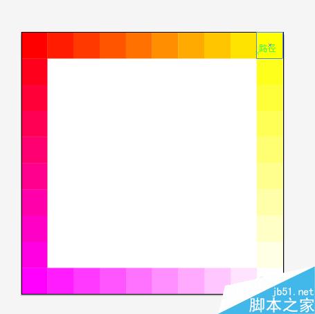 AI制作红黄色板的方法