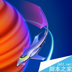 Illustrator绘制精细抽象效果壁纸 脚本之家