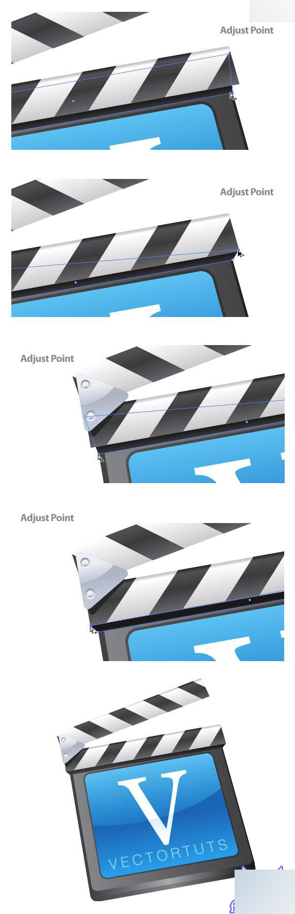 AI绘制矢量电影图标 脚本之家 AI教程36