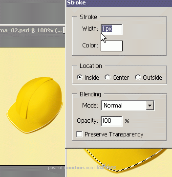 illustrator cs绘制超酷黄色钢盔 脚本之家