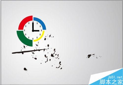 如何用AI的偏移路径制作一个时钟LOGO