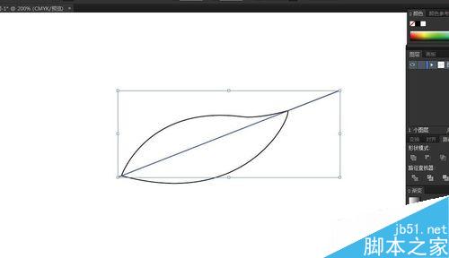 如何用AI画矢量叶子图