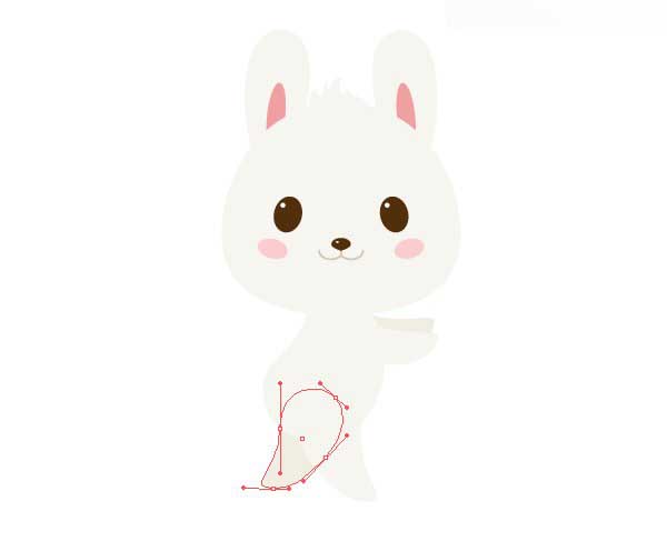 Illustrator绘制春季抱着花朵的小兔子,PS教程,思缘教程网