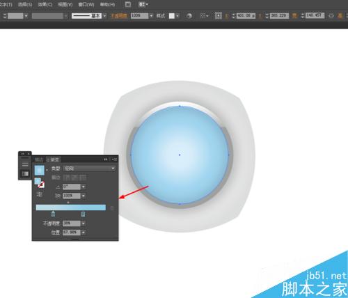 Ai绘制质感的按钮图标