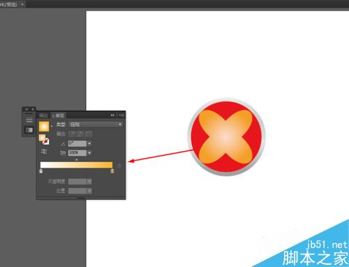 Ai绘制质感花的图标