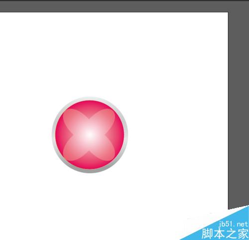 Ai绘制质感花的图标