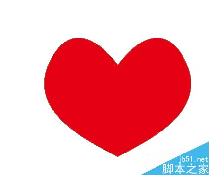 用AI画对称的爱心图形