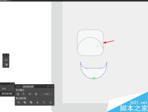Ai绘制开光的按钮