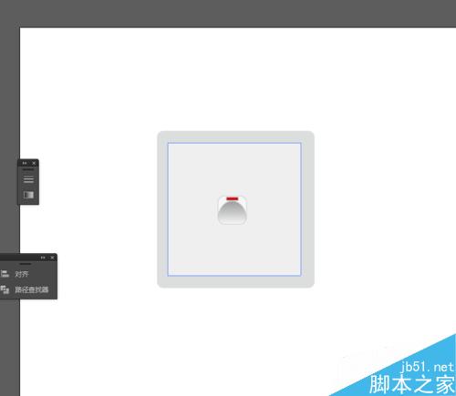 Ai绘制开光的按钮