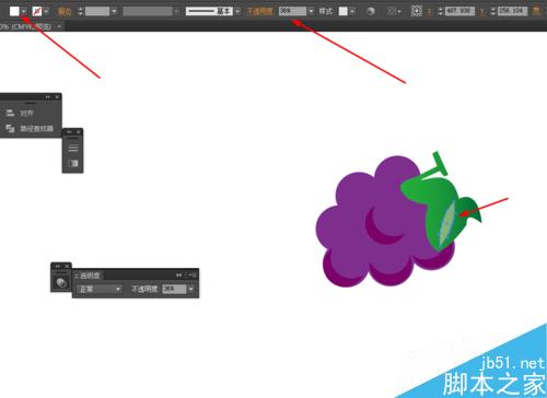 Ai绘制葡萄的图标