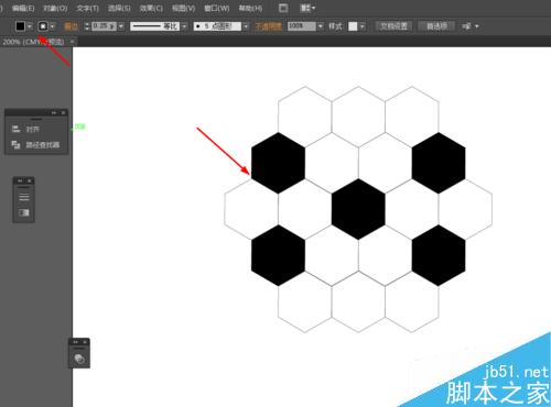 Ai绘制足球的图标