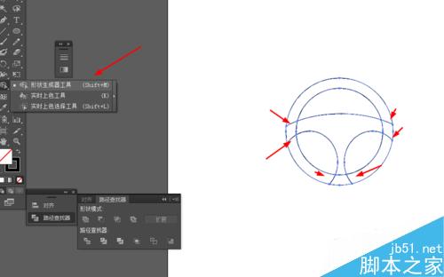 Ai绘制汽车方向盘的图标