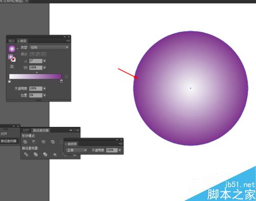 Ai绘制炫彩球体的图标