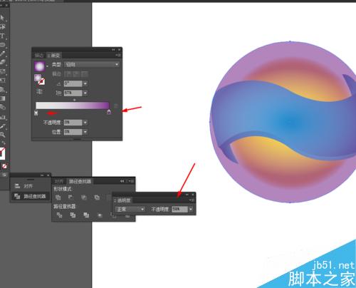 Ai绘制炫彩球体的图标