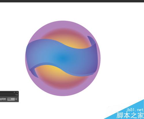 Ai绘制炫彩球体的图标