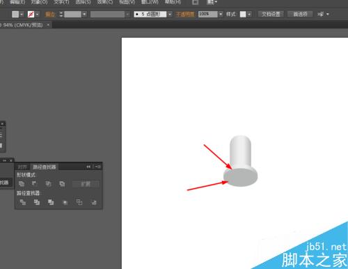 Ai绘制手电筒的图标