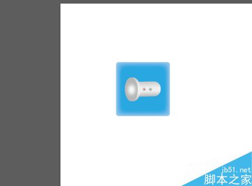 Ai绘制手电筒的图标