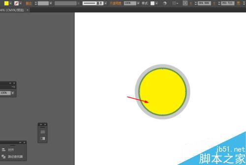 Ai绘制绿色水晶按钮