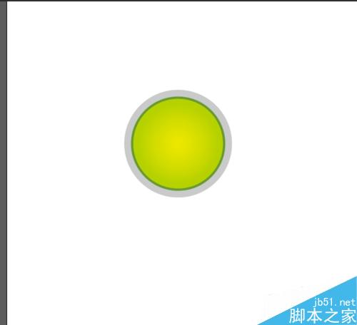 Ai绘制绿色水晶按钮